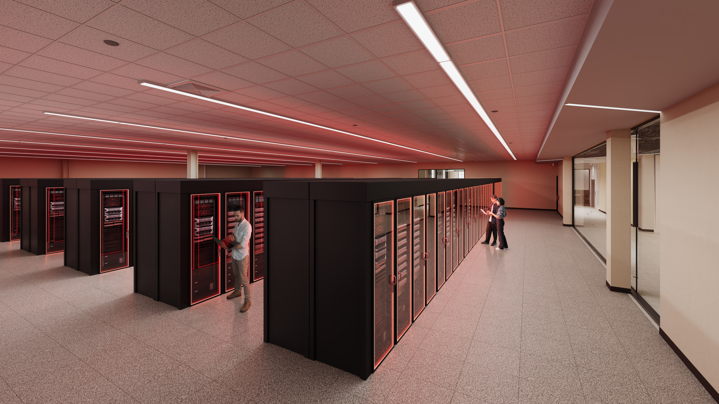 Rendering of a proposed data center on UA campus
